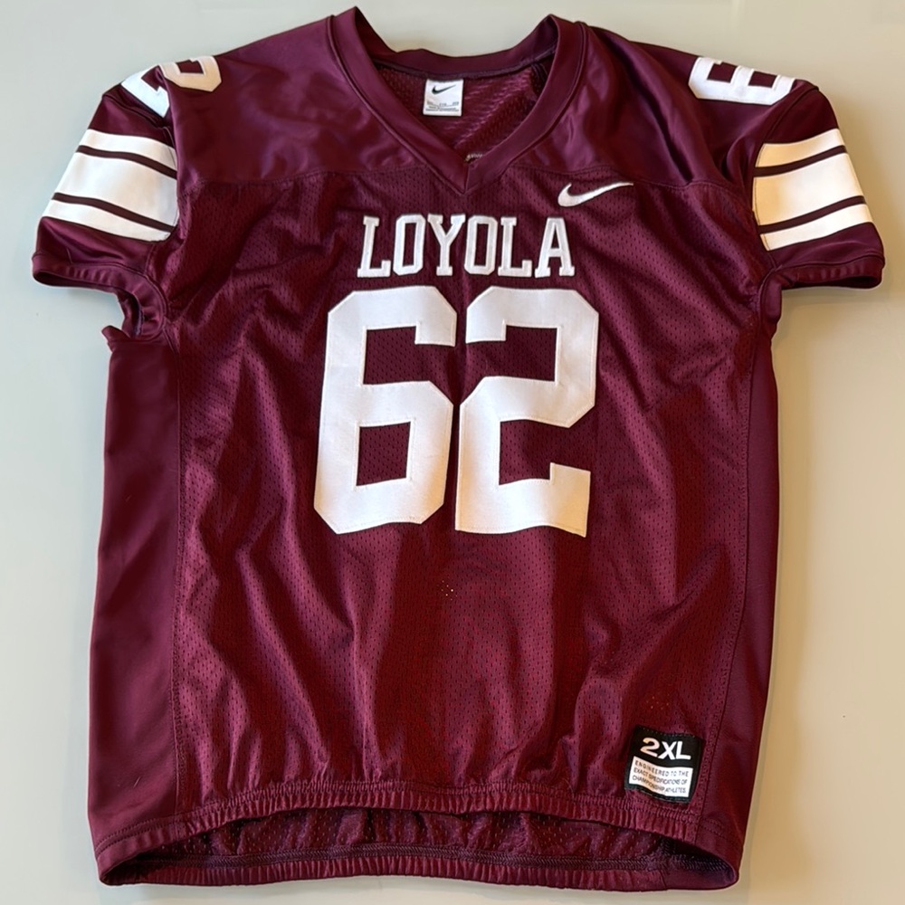 Nike Maroon Loyola Football Jersey - size XXL